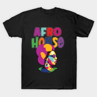 Afro House Music All Night Long T-Shirt